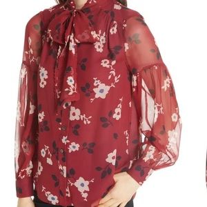 Kate Spade Camelia Chiffon Blouse